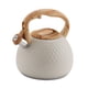 thumbnail image 4 of Tetera Con Silbido Fuerte En La Parte Superior De La Estufa Tetera Con Calor En La Estufa Para Exterior E Interior Beige, 4 of 5