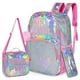 thumbnail image 1 of New School Backpack Girls 16 Inch Girls Backpack Sequin Backpack with Lunch Box Backpack Women Girls School Supplies Set Bags, 1 of 3