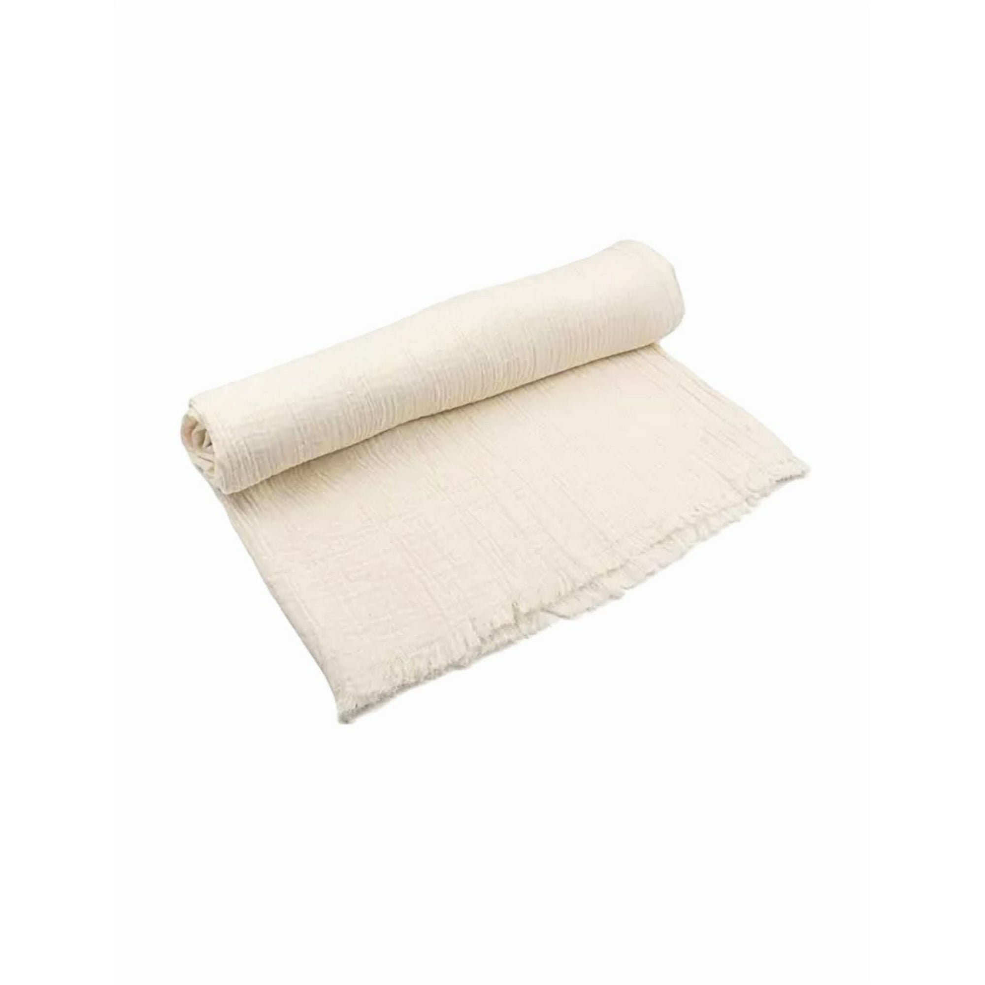 Genérico - Piecera Algodón Gauze Color Blanco