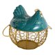 thumbnail image 4 of Cesta Para Huevos De Gran Capacidad, Cesta Rústica Para Recolección De Huevos, Recipiente Para Huevos De Cocina, Dorado Con Punto Peque?o, 4 of 5