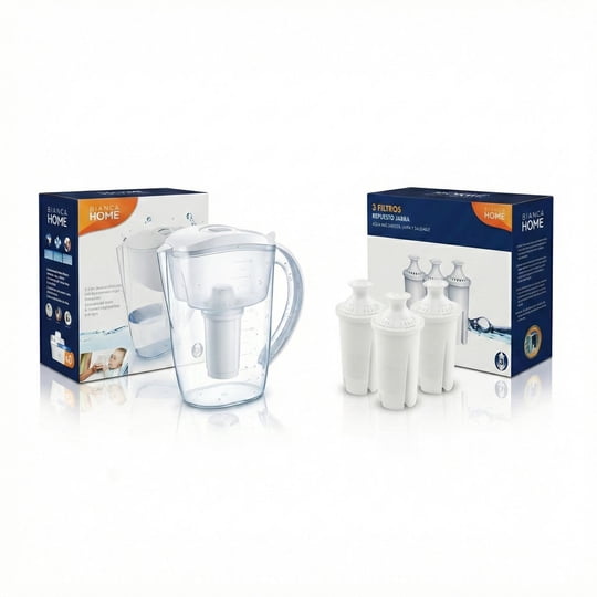Pro Outdoor - Jarra Purificadora De Agua 3,8 Litros + 3 Repuestos Filtros