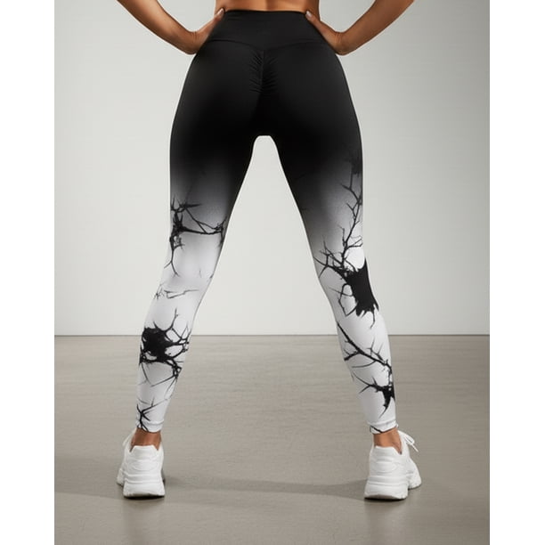 Leggings Yoga Sin Costura Mujer Diseño Tie dye Levanta cola