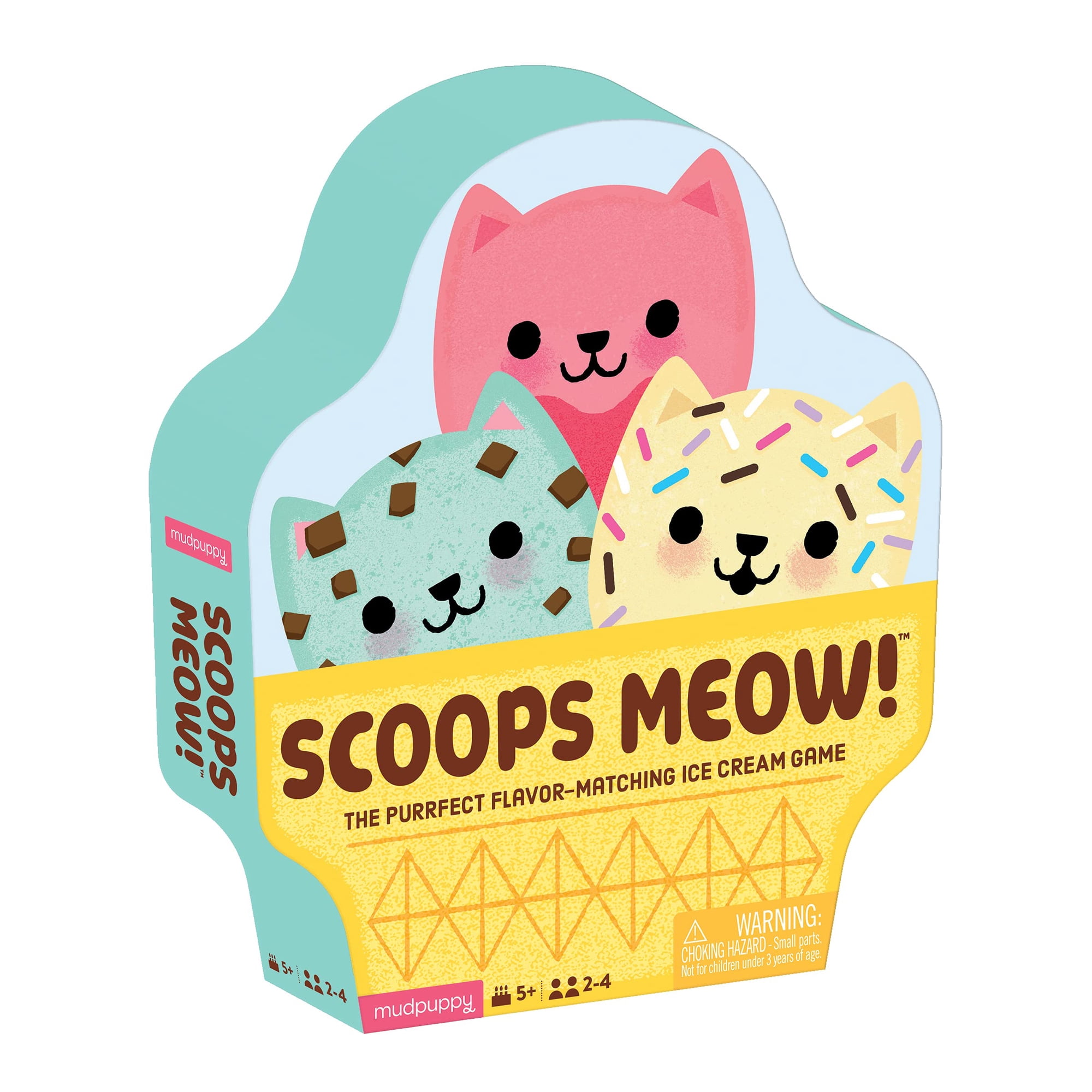 El Juego De Combinación De Recuerdos Mudpuppy Scoops Meow! Niños De Más De 5 Años