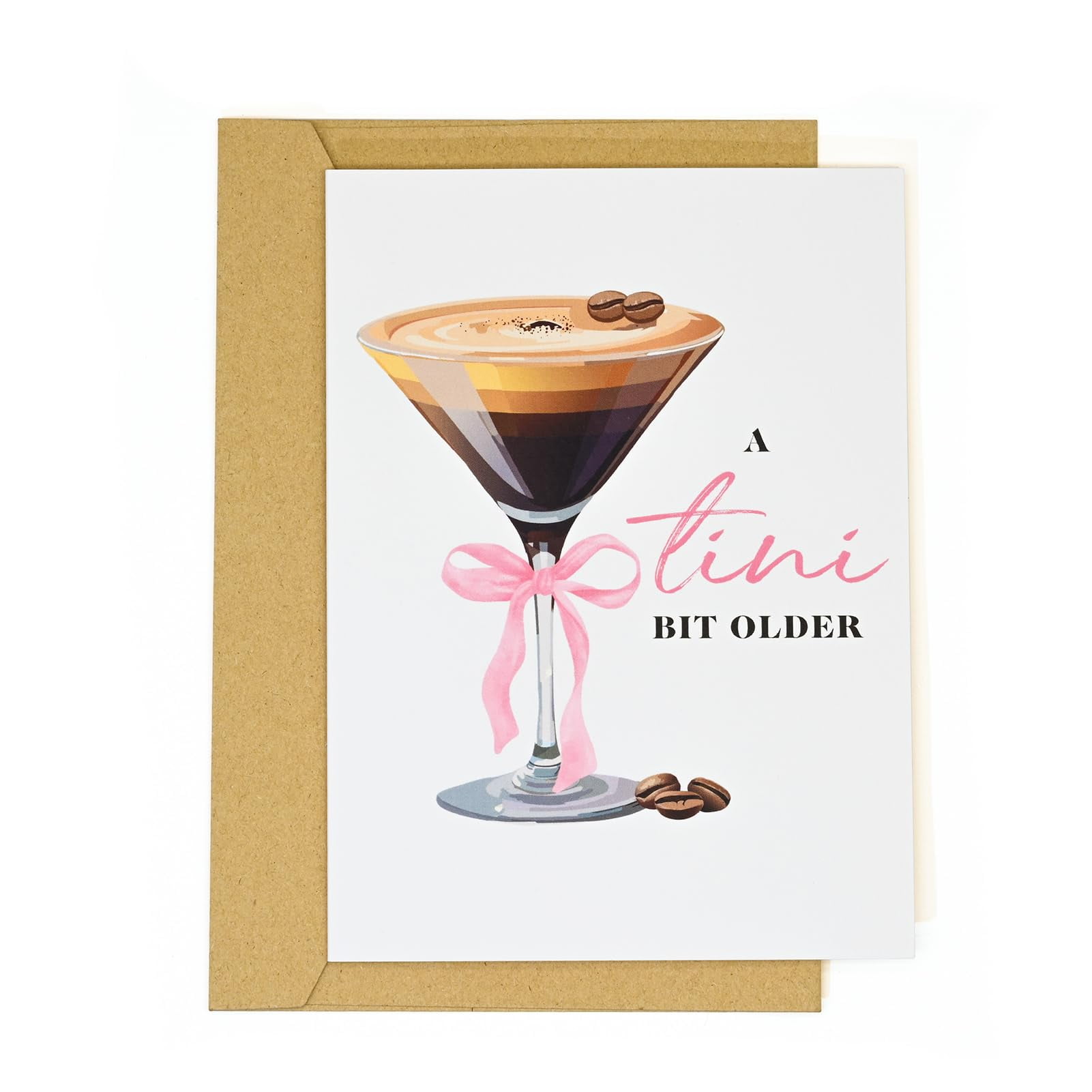 Tarjeta De Felicitación, Tarjeta De Cumpleaños Tiangqiwoole Espresso Martini