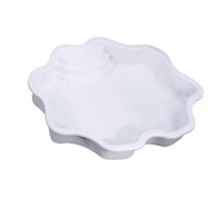 Ioensy - Tazón De Terrario Plato De Alimentación Para Reptiles Para Dragones Barbudos Suministros Para Mascotas Lagartos Blanco