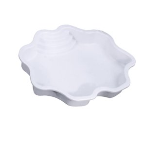 Ioensy - Tazón De Terrario Plato De Alimentación Para Reptiles Para Dragones Barbudos Suministros Para Mascotas Lagartos Blanco