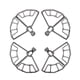 thumbnail image 2 of Juego De Tren De Aterrizaje Protector De Hélices ABS Para DJI Mavic Air 2 / AIR 2S, 2 of 5