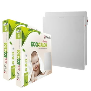 Pack 2 Paneles Calefactores De Bajo Consumo 425W Blanco Bfresh