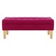 thumbnail image 1 of Banqueta Wood 2c Felpa 05 Burdeo, 1 of 4