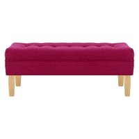 Bodevir - Banqueta Wood 2C Felpa 05 Burdeo