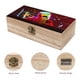 thumbnail image 3 of DJ Marshmello Caja Organizadora de Madera Rústica - Caja Decorativa Multifuncional para Escritorio, Hogar, Oficina, Joyas y Manualidades, 3 of 6
