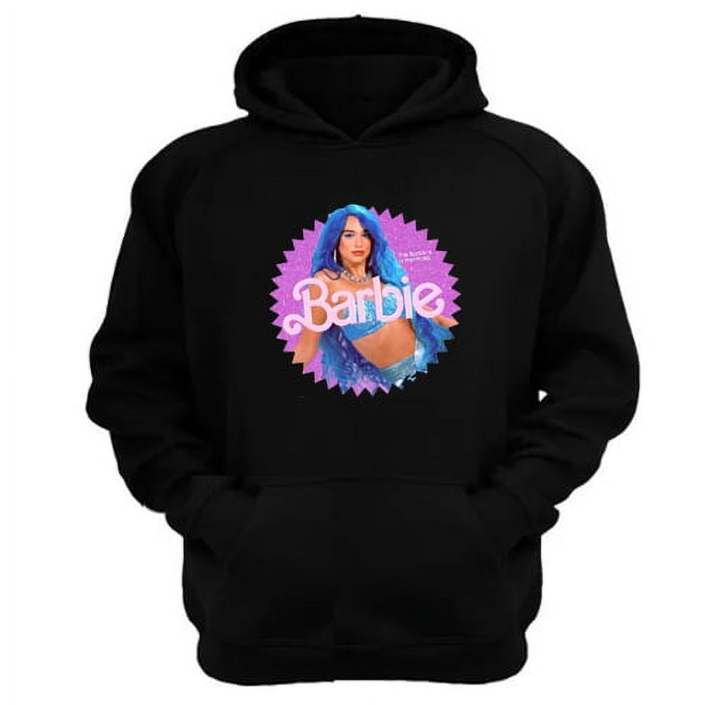 Genérico - Polerón Canguro Dua Lipa Muñeca Modelo Negro Talla M Unisex