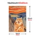 thumbnail image 1 of 1pc Screaming Cat With Fluid Sky Canvas Painting Posters, Funny Animal No Frame Printed Wall Art Pictures, Home & Room Decoration, 1 of 4