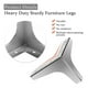 thumbnail image 3 of 4pcs Patas De Muebles Elevadores De Cama Sofá Apilables 13cm, 3 of 5