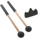 thumbnail image 2 of 2 Uds Mazo De Tambor Portátil De 8,7 Pulgadas Para Carillón Xilófono Rendimiento Yoga Negro, 2 of 5