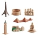 thumbnail image 4 of Figuras De Modelo De Construcción De Monumentos Famosos De 7 Uds. Ornamento Para Adultos De Escritorio, 4 of 5