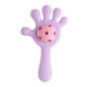 thumbnail image 4 of Sonajero De Mano Para Dentición De Bebé, Juguete De Actividad Para Recién Nacido, Juguetes Montessori De Fácil Agarre, Color Violeta, 4 of 5