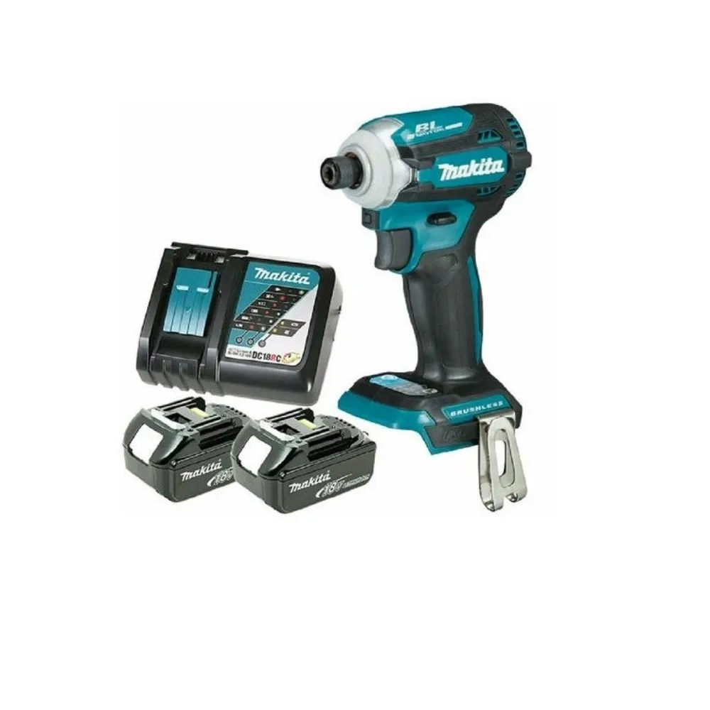 Atornillador Imp 18V Makita Dtd171Rfj +2Bat 3.0 Ah +Carg + Makpac