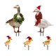 thumbnail image 3 of 5 Estatuas De Pato Navide?o De Hierro Para Jardín Para Patio Estilo Granja B, 3 of 5
