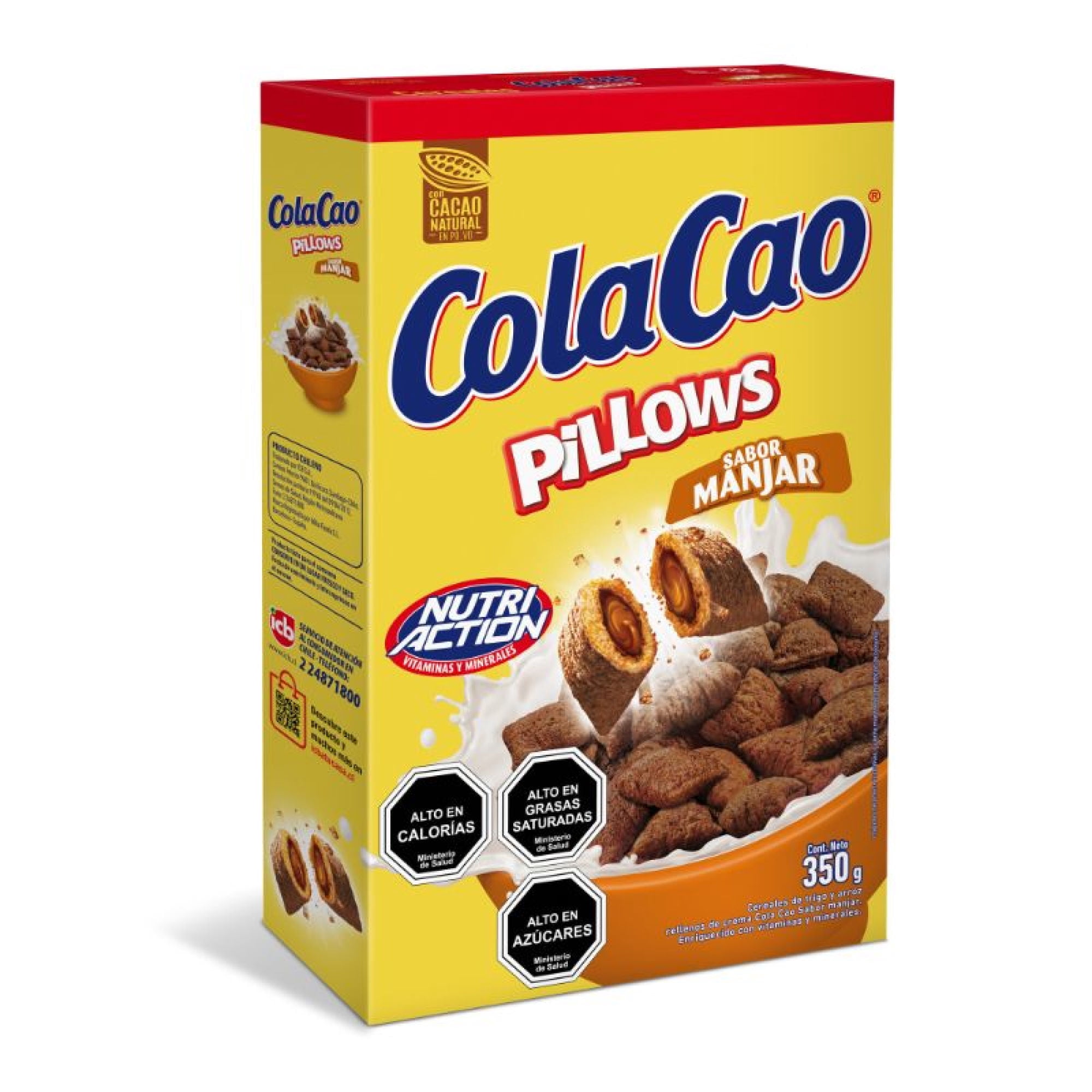 Cereales Pillows Sabor Manjar 350 g Cola Cao