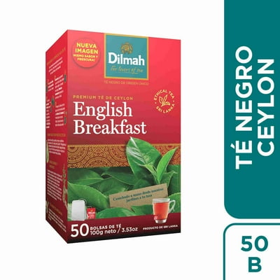 Té English Breakfast Caja 50 Un Dilmah