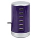 thumbnail image 5 of Estación de carga rápida de 6 puertos y 30 W con reconocimiento inteligente, USB para tabletas, enchufe estadounidense de 100 a 240 V, 5 of 8