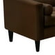 thumbnail image 3 of Sofa Retro 3cg Felpa 00 Chocolate, 3 of 6