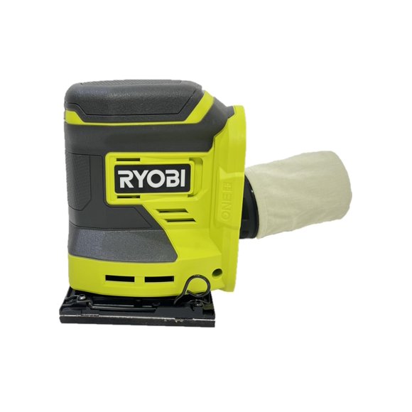 Lijadora RYOBI ONE+ de 18 V, 1/4 de hoja con 3 piezas de papel de lija