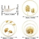 thumbnail image 3 of Decoración de pared de metal dorado, 3 piezas, hojas de pared colgantes, decoración con marco, hojas doradas, esculturas de pared de hierro, hojas de palma de ginkgo, hojas de monstera, decoración de, 3 of 7