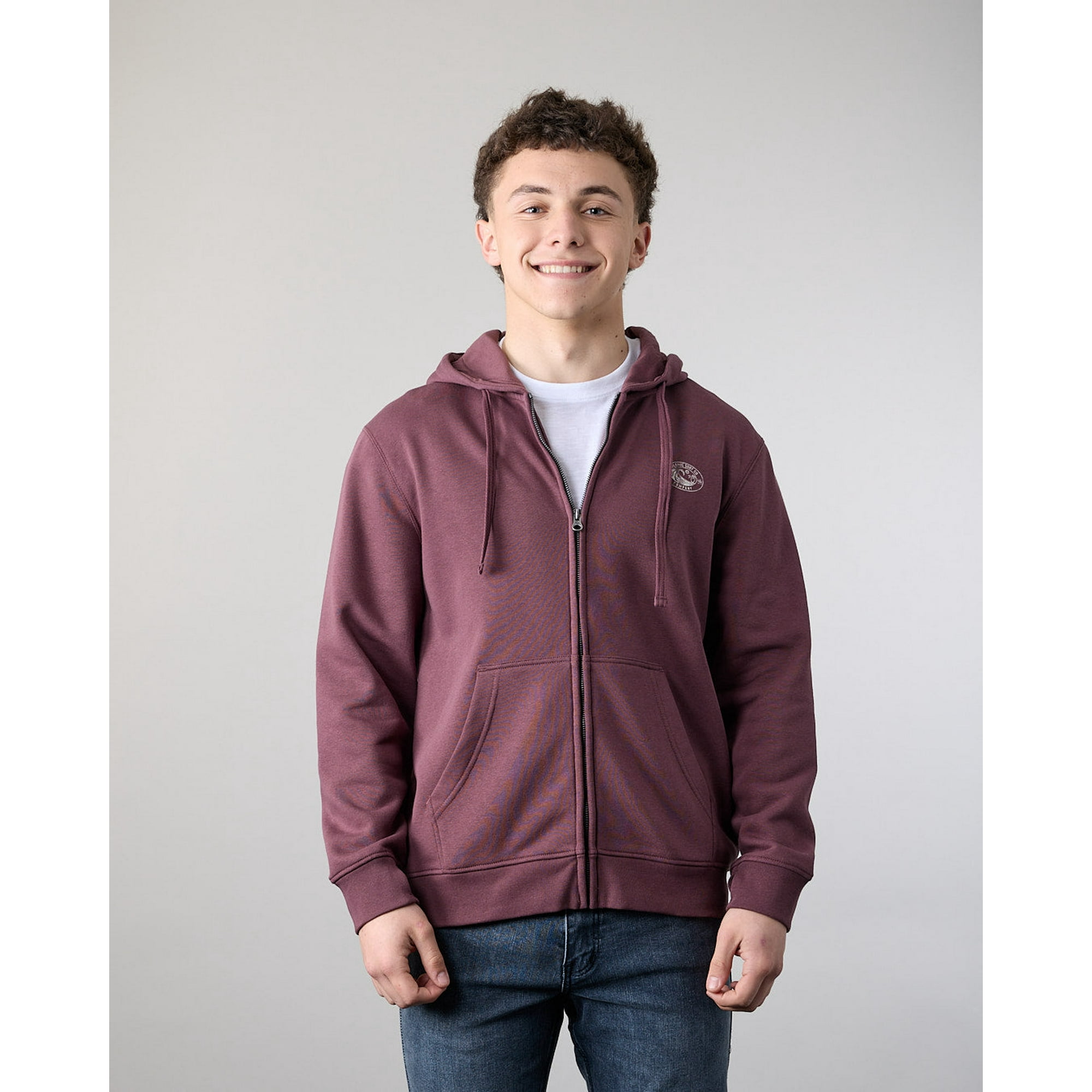 Poleron Junior Franela Con Cierre Gorro Xv7306 Polemic