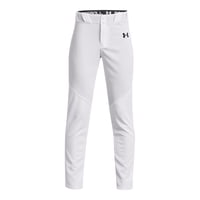 Pantalón De Béisbol Under Armour Utility Para Niños, Blanco/Negro, Talla L