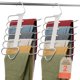 thumbnail image 1 of Perchas para pantalones Campior de acero inoxidable de 6 niveles, paquete de 2, 1 of 6