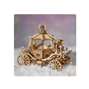 Genérico - Pumpkin Cart - Rompecabezas 3D - Maqueta De Madera Rolife