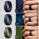thumbnail image 4 of Anillos de silicona ThunderFit para hombre de 10 mm de ancho y 2,5 mm de grosor, 4 of 6