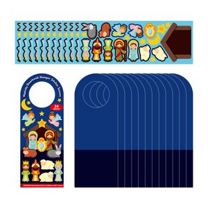 Bothyi - Kits De Escenas De Pegatinas De Natividad, Pegatinas Divertidas De Navidad, Manualidades, Estilo B