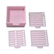 thumbnail image 5 of Portanotas Adhesivas con Plantilla, Dispensador de Notas Adhesivas, Regalo, Ahorro de Espacio, Caja de Almacenamiento de Papel de Notas Multifuncional Rosa, 5 of 5
