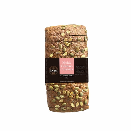 Pan De Molde Centeno Calabaza 1 Un 880 g El Espigal