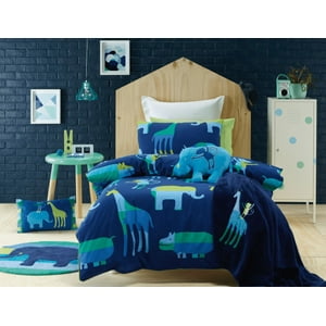 Milsleep - Animal Patch Jiggle Giggle Juego De Funda De Edredón Ropa De Cama Infantil