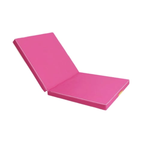 Magideal - Colchoneta De Ejercicios, Colchoneta Elástica Plegable, Portátil, Insonorizada, Para Uso Doméstico, Compacta, Para Entrenamiento Muscular Y Fitness De Rosa
