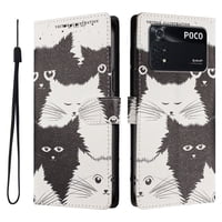 Foxdock Funda Tipo Cartera Para Xiaomi Poco M4 Pro 4G Con Soporte Y Correa – Diseño De Patrones Lindos