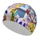 thumbnail image 1 of Fiesta de palabras Gorro de Natación de Licra, Gorro de Baño de Tela Cómoda, Gorro Elástico Antideslizante para Hombres, Mujeres y Niños, 1 of 6