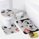thumbnail image 4 of Beanie boos-theme 4-Piece Shower Curtain Set with Rugs, Waterproof Bathroom Decor Set Includes Bath Mat, U-Shaped Rug, Toilet Lid Cover and Curtain with Hooks, 4 of 6