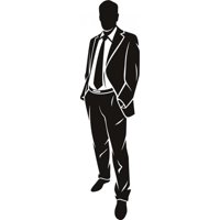 Rienda Libre Graphics - Decomural Office Business Man Ws-18276