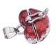 thumbnail image 2 of medallón amor corazón esmalte cremación recuerdo urna colgante ceniza sostenedor rojo, 2 of 5
