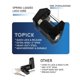 thumbnail image 3 of Candado de Acoplamiento TOPICK 1/4" (3 cm) Extra Ancho 1.2", 3 of 5