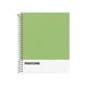 thumbnail image 1 of Cuaderno Medio Oficio (17x21,2cm) 150 Hojas. Pantone verde, 1 of 5
