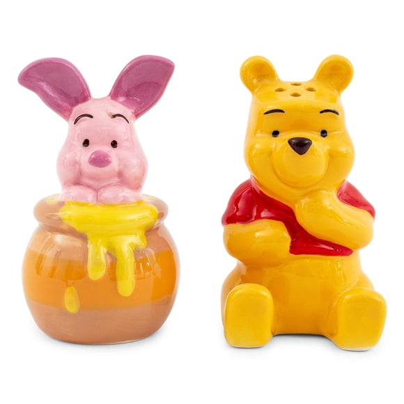 Juego de Saleros y Pimenteros de Cerámica Silver Buffalo Winnie Pooh