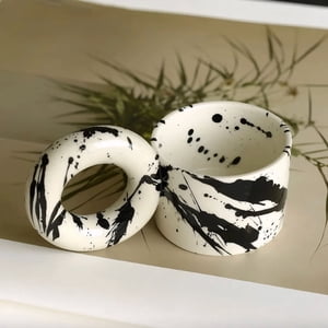 Santú Home & Deco - Tazon Mug Cerámica Tinta Donuts 250Ml