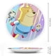 thumbnail image 2 of Perros en el espacio Plato decorativo de porcelana fina (bone china), plato decorativo de cerámica para hogar, oficina, soporte de pared, platos decorativos para dormitorio - 6 pulgadas (15 cm), 2 of 6