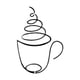 thumbnail image 3 of Decoración De Pared Con Forma De Taza De Café, Letrero De Metal Moderno Para Ventana De Casa De Campo, 14,2 X 20,3 Cm, 3 of 5